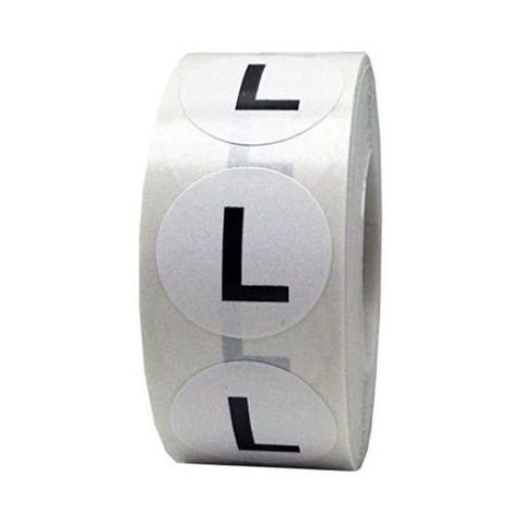Retail Apparel White Round Stickers - Large
