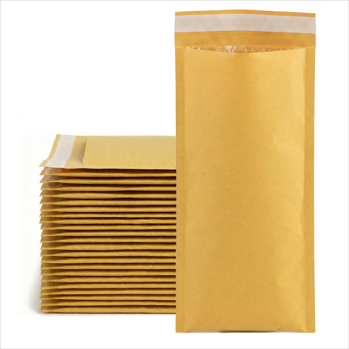 4.5" X 11" Narrow Kraft Bubble Mailer (200/Case)