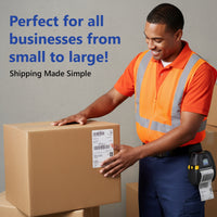4" x 6" Zebra Mobile Printer Labels - (3/4 core) 105 Labels Per Roll - 24 Rolls