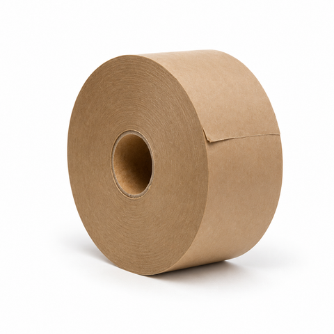 Reinforced Kraft Gummed Tape – 70mm x 450' (10-Pack)