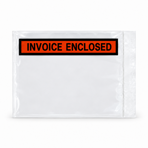 "Invoice Enclosed" Envelopes 4.5 x 4.5 (1000/Case)