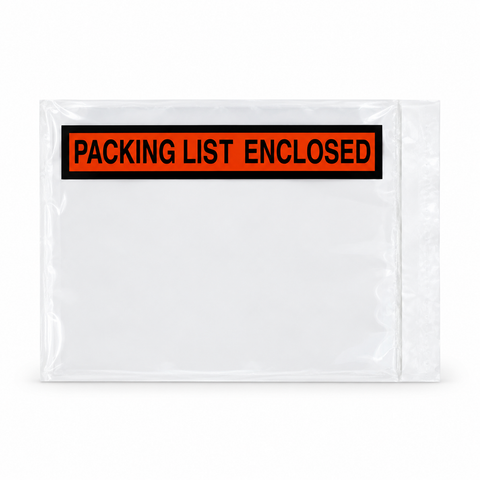 "Packing List Enclosed" Envelopes 4" x 5.5" (1000/case)