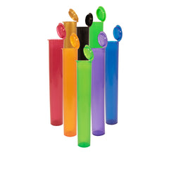 116mm Pop Top Pre Roll Child Resistant Tubes - OPEN LID (600 qty.)