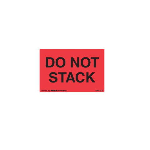 DO NOT STACK Shipping Label 2" x 3"