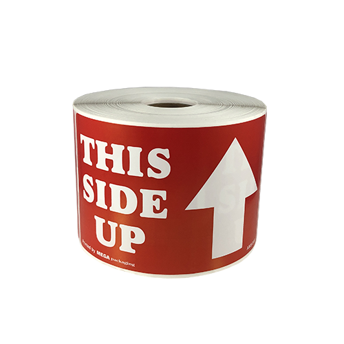This Side Up with Arrow Up Shipping Label 3" x 5"