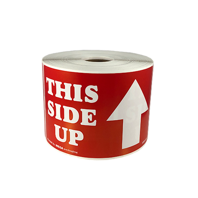 This Side Up with Arrow Up Shipping Label 3" x 5"