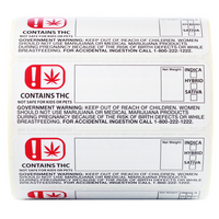 Oklahoma THC Universal Symbol Labels (1,000 qty.)