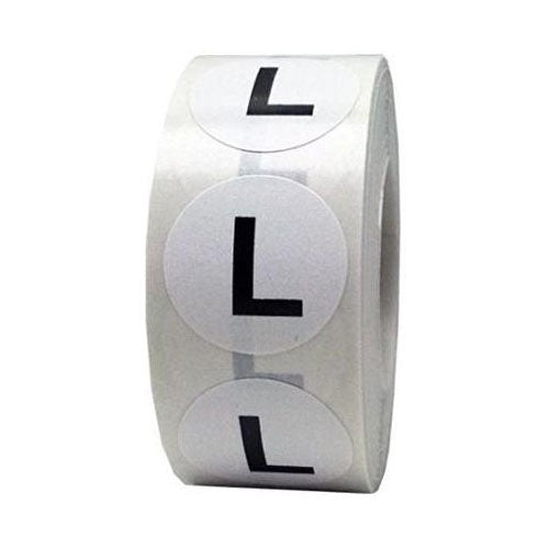 Retail Apparel White Round Stickers - Large