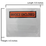 "Invoice Enclosed" Envelopes 4.5" x 5.5"